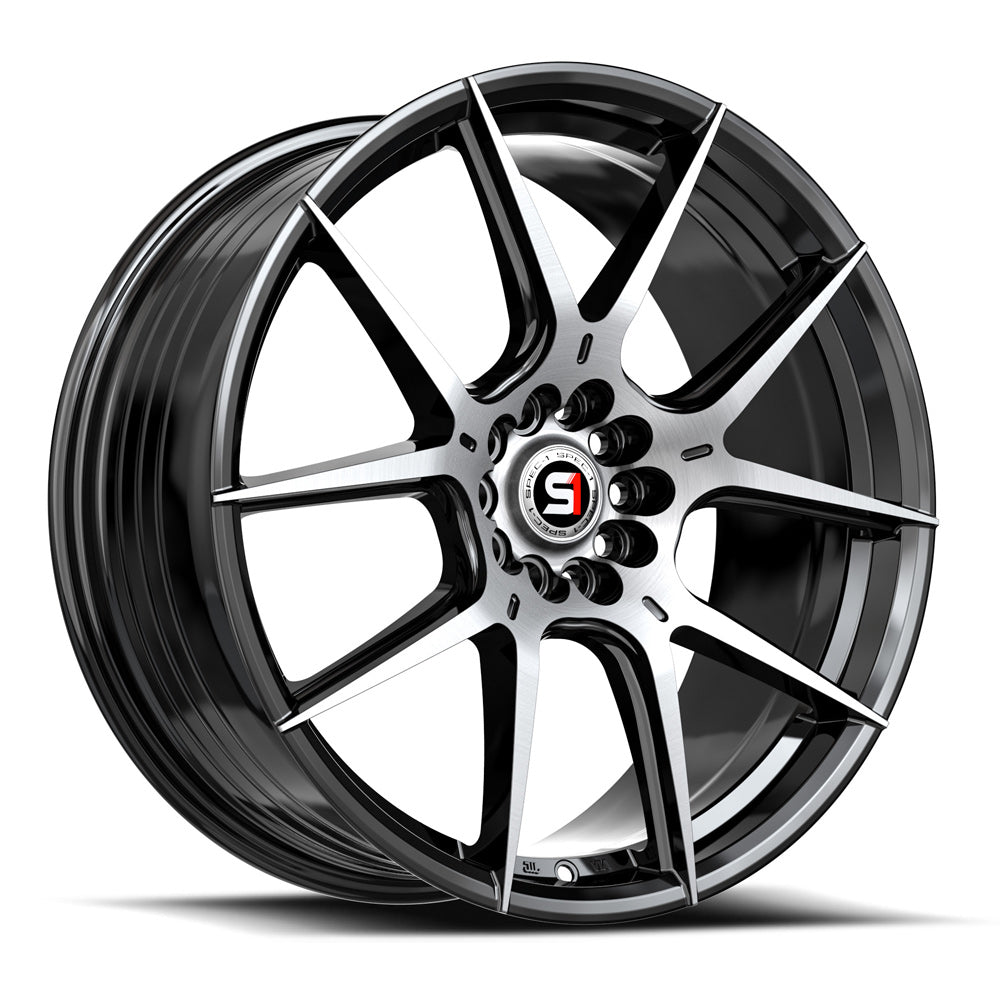 Spec-1 SP-71 Black Machined wheel