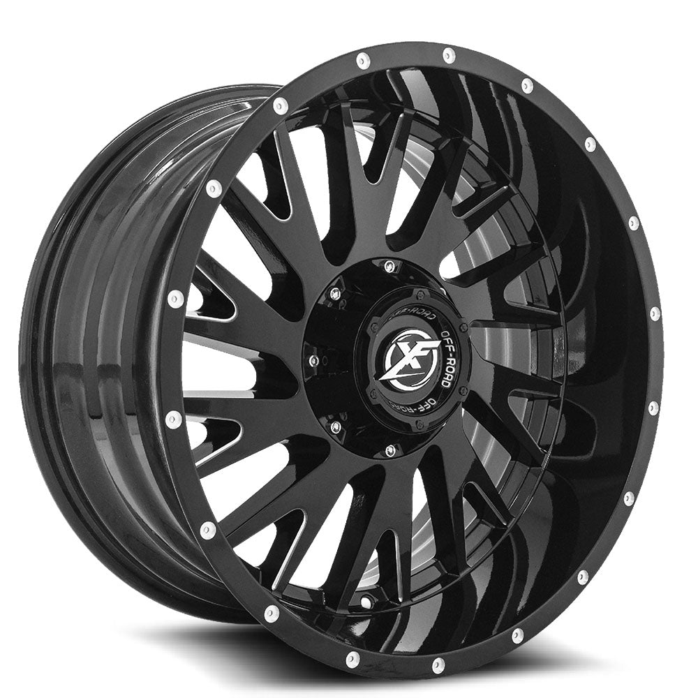 XF Off-Road XF-221 Black/Milled wheel