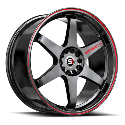 Spec-1 SPT-33 Black/Red wheel