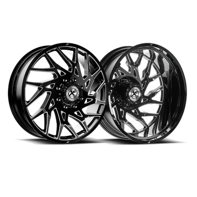 XF Dually XF-229 Dually Black/Milled wheel