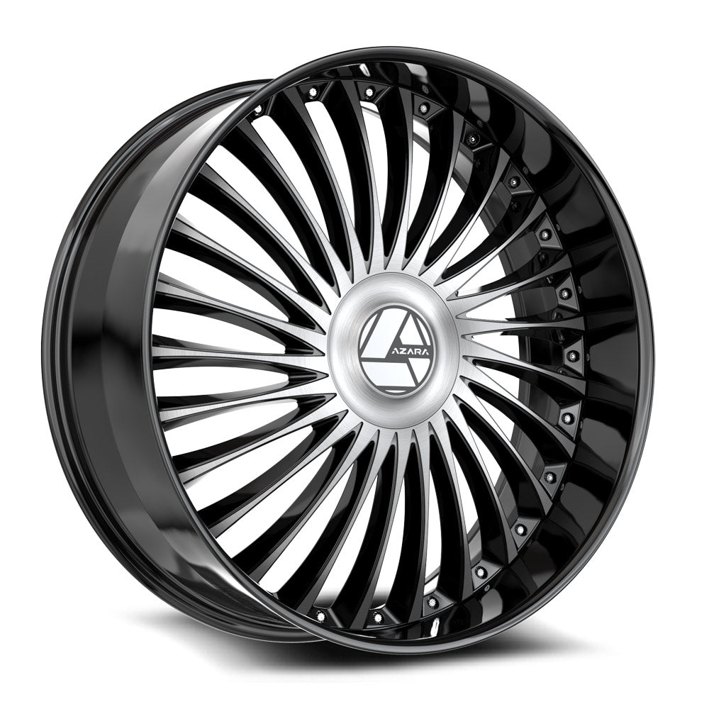 Azara AZX-103 Black Machined wheel