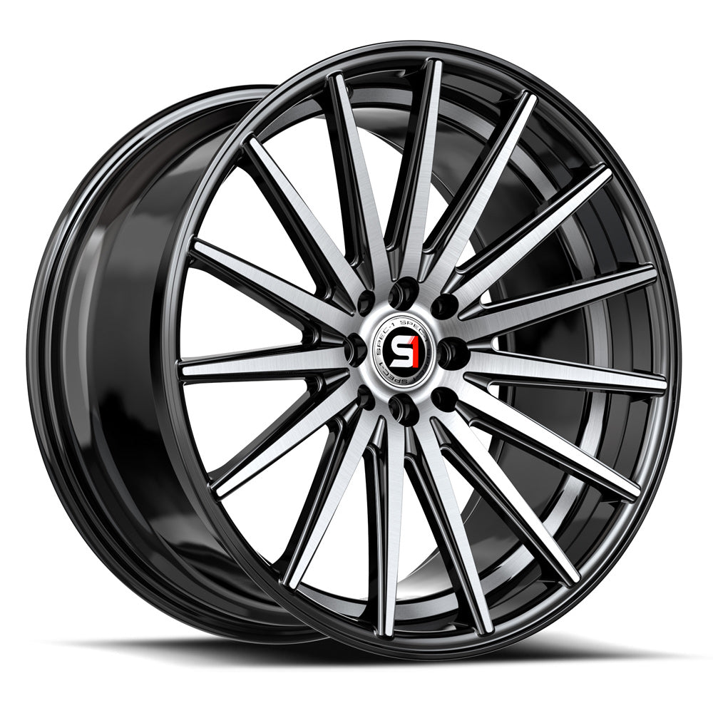 Spec-1 SP-69 Black Machined wheel