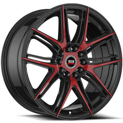 Spec-1 SP-56 Black/Red Machined wheel