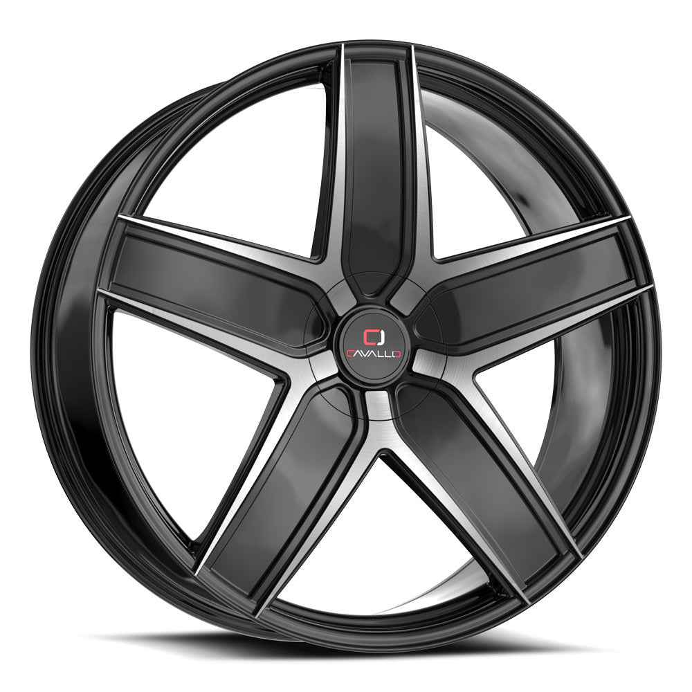 Cavallo CLV-31 Black Machined wheel