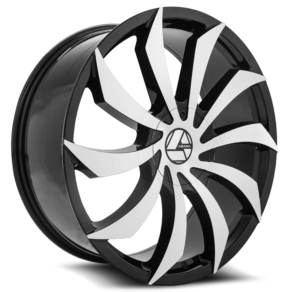 Azara AZA-507 Black Machined wheel