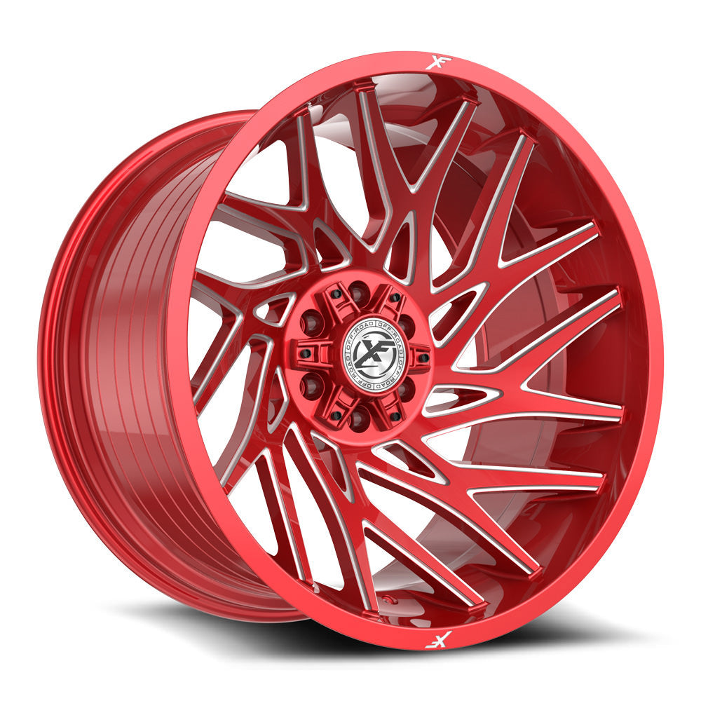 XF Off-Road XF-229 Red/Milled wheel