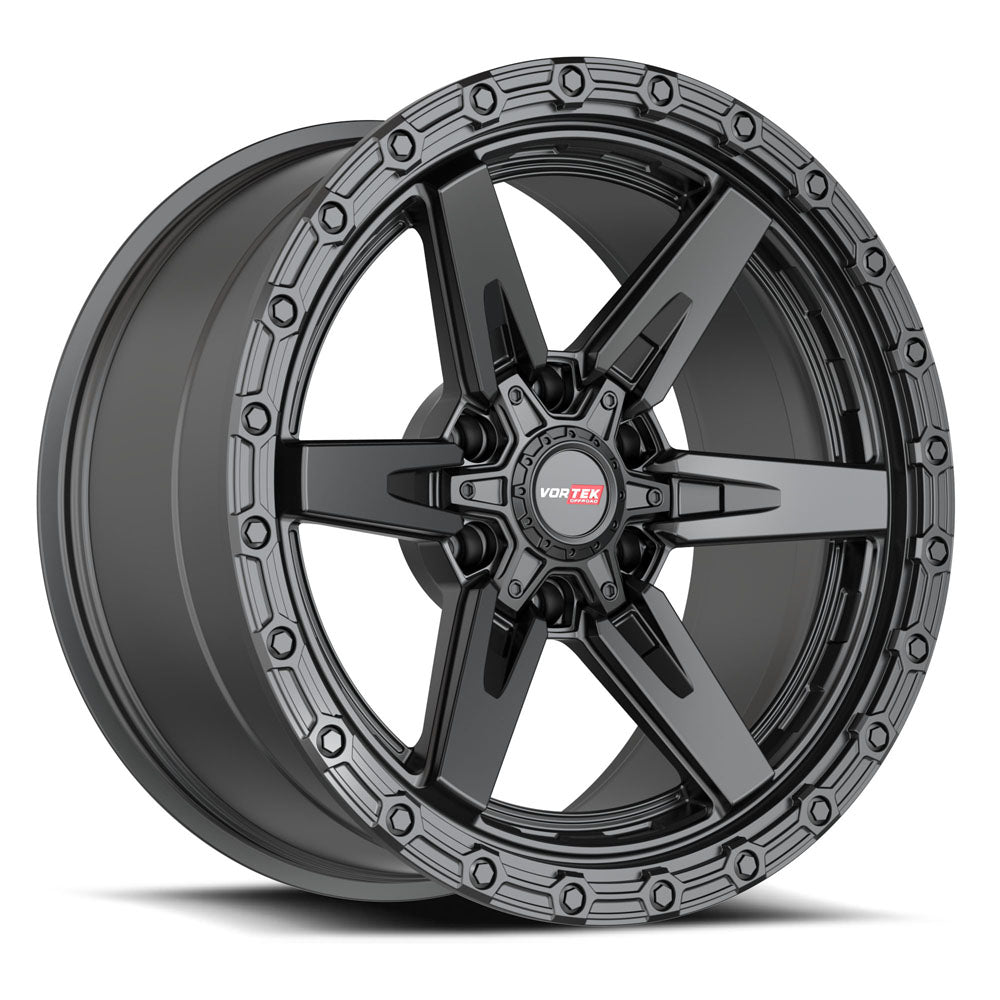 Vortek VRT-602 Matte Black wheel