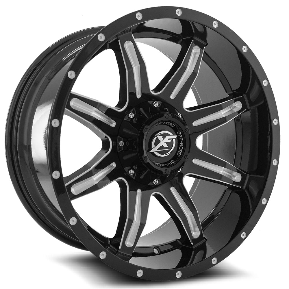XF Off-Road XF-215 Black/Milled wheel