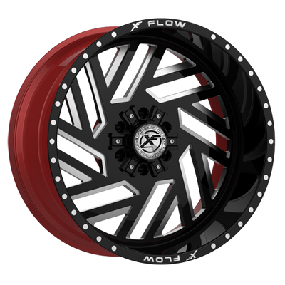 XFX Flow XFX-304 Black/Milled/Red wheel