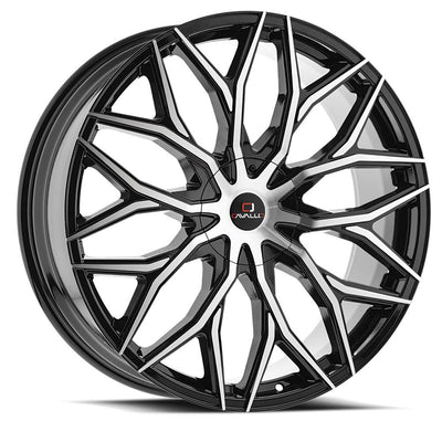 Cavallo CLV-37 Black Machined wheel