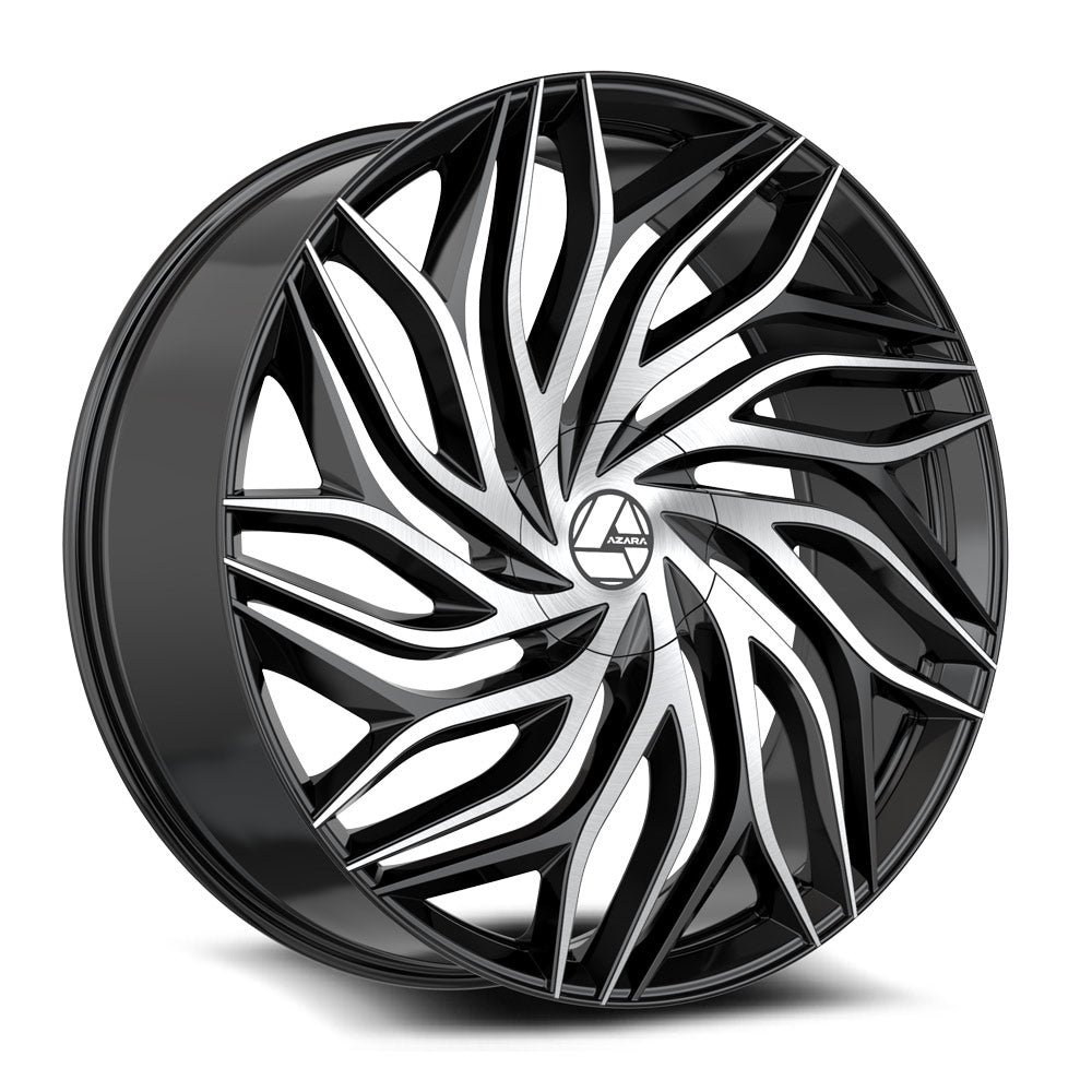 Azara AZA-537 Black Machined wheel