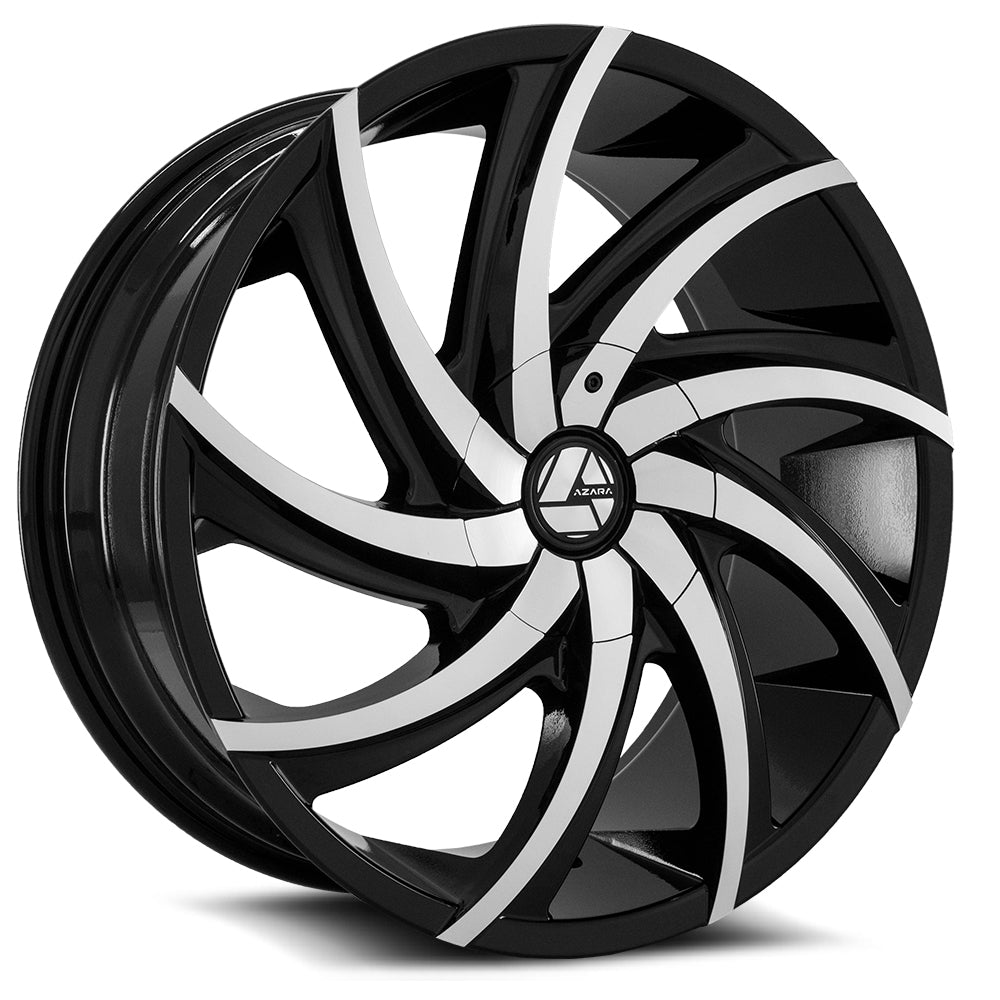 Azara AZA-503 Black Machined wheel