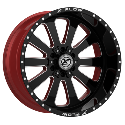 XFX Flow XFX-302 Black/Milled/Red wheel