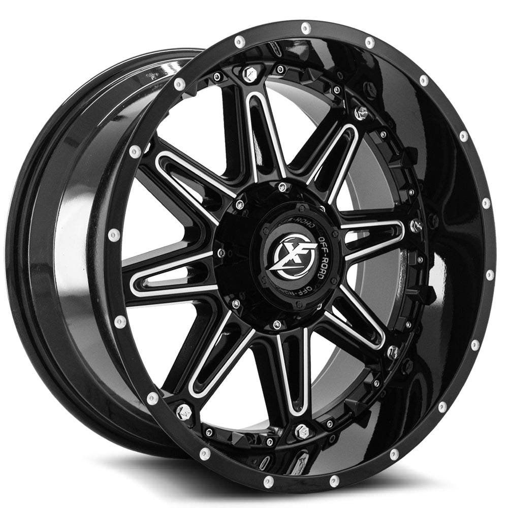 XF Off-Road XF-217 Black/Milled wheel