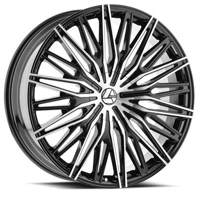 Azara AZA-522 Black Machined wheel