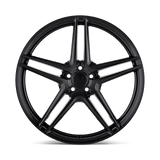 Mandrus Bremen 18x9.5 Semi Gloss Black Mirror Cut Face premium Euro wheel