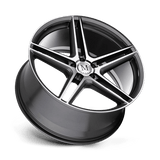 Mandrus Bremen 18x9.5 Gloss Gunmetal Mirror Cut premium Euro wheel