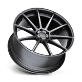 Mandrus Klass 20x10 +45 Gloss Gunmetal Machined Tinted Face premium Euro wheel