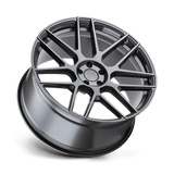 Mandrus Miglia 22x11 +25 Gloss Gunmetal Rotary Forged premium Euro wheel