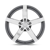 Mandrus Arrow 17x9 Gunmetal Mirror Cut premium Euro wheel