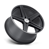 Mandrus Estrella 19x9.5 +50 Matte Black Machined Lip premium Euro wheel