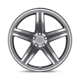 Mandrus MANNHEIM 22x10.5 +42 Gunmetal Mirror Cut premium Euro wheel