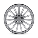 Mandrus Millenium 19x9.5 +53 Hyper Silver Mirror Cut Lip premium Euro wheel