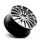 Mandrus Millenium 19x9.5 +53 Hyper Silver Mirror Cut Lip premium Euro wheel
