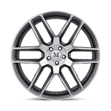 Mandrus OTTO 18x9.5 +35 Gunmetal with Mirror Cut Face premium Euro wheel