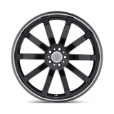 Mandrus Wilhelm 20x10 +25 Gloss Black Mirror Cut Lip premium Euro wheel