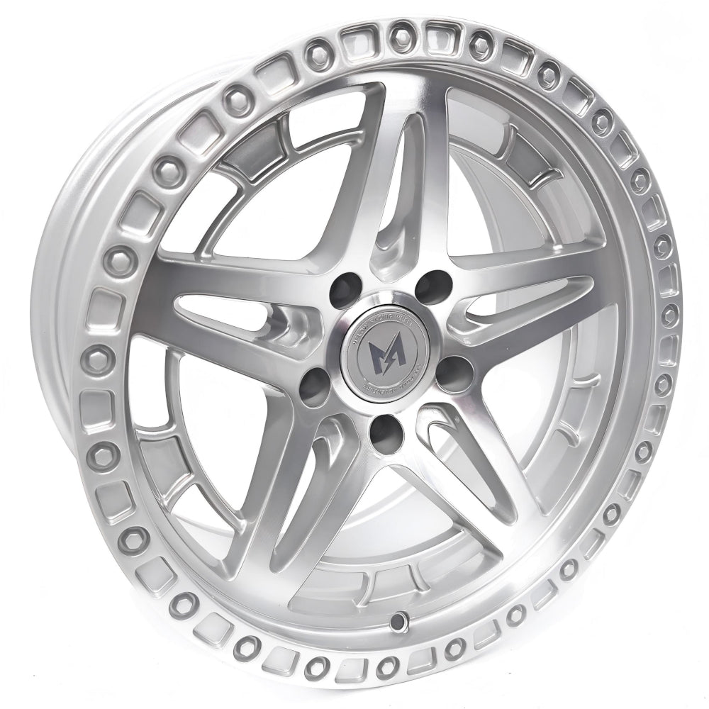 MFlow Racing MF01 Silver Machined Wheel