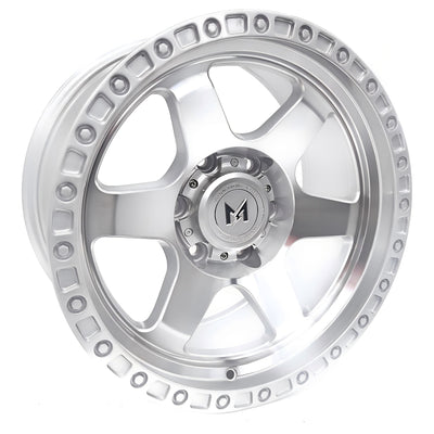 MFlow Racing MF03 Silver Machined Wheel