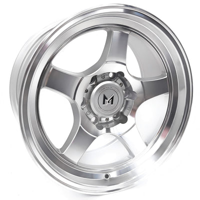 MFlow Racing MF05 Silver Machined Wheel