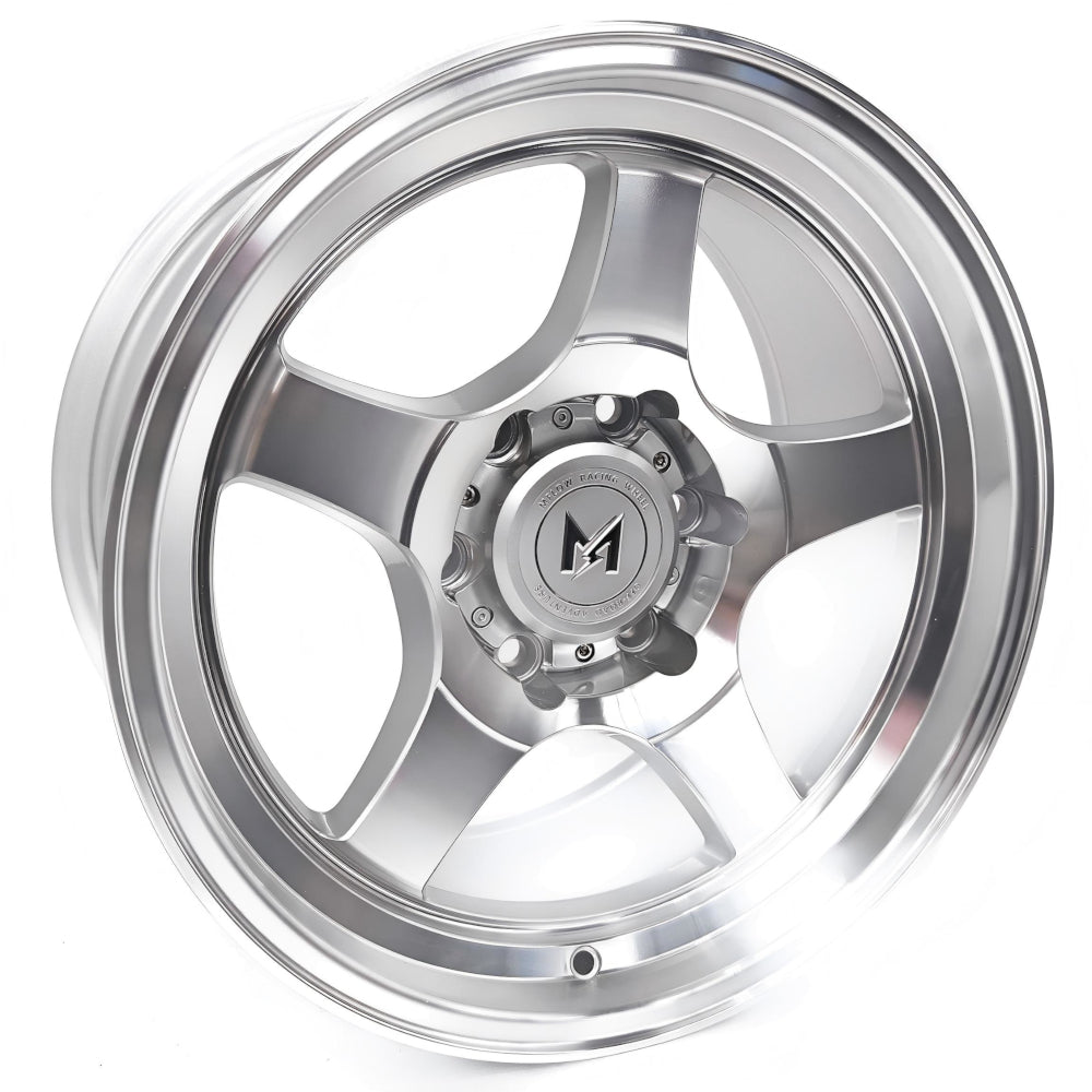 MFlow Racing MF05 Silver Machined Wheel