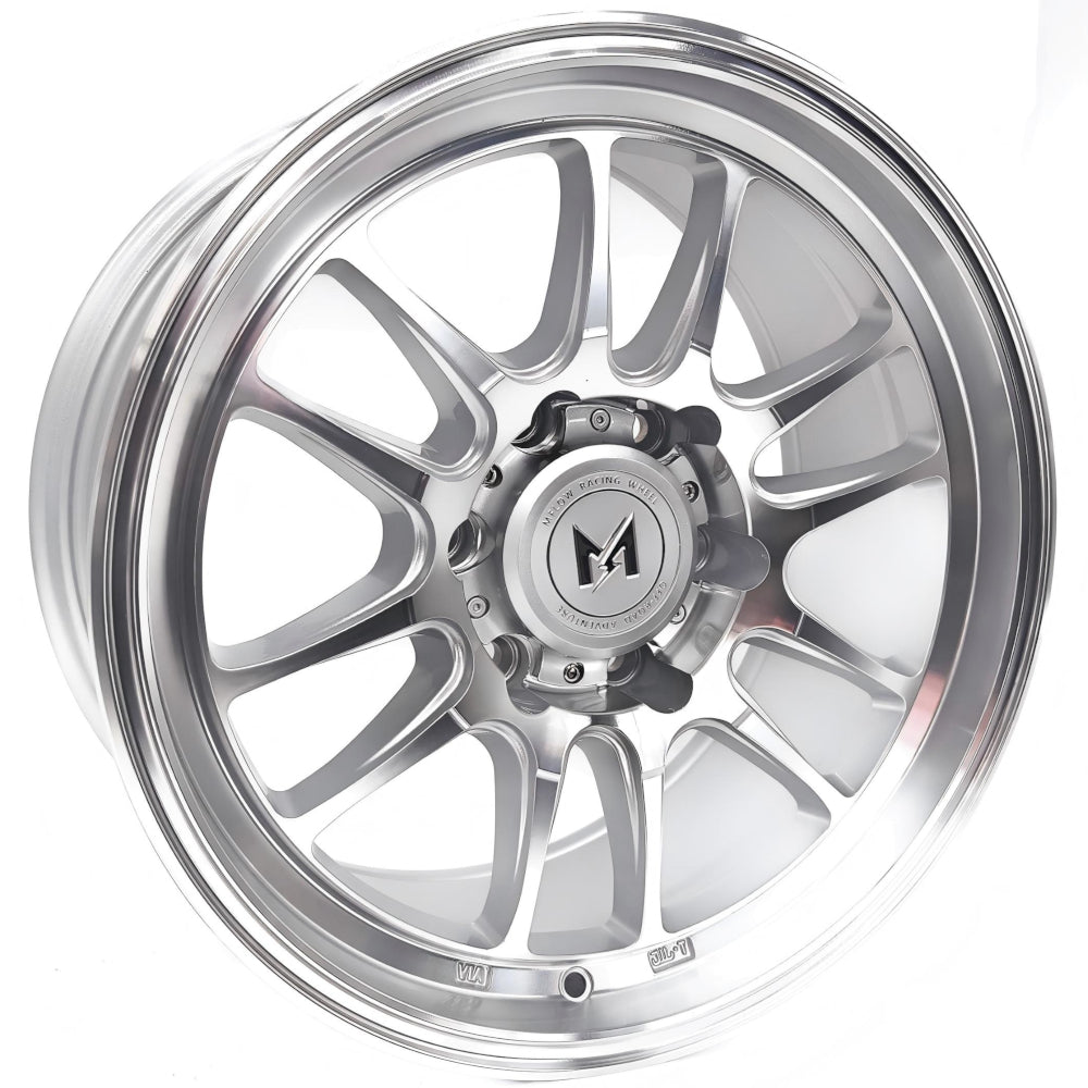 MFlow Racing MF06 Silver Machined Wheel