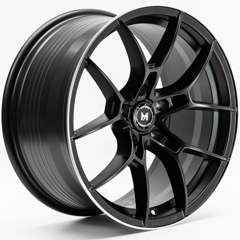 MFlow Racing MFR4 Black Milled Wheel