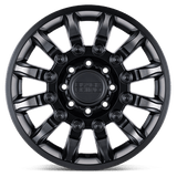 Black Rhino Hard Alloys MISSION 17x8.5 -18mm