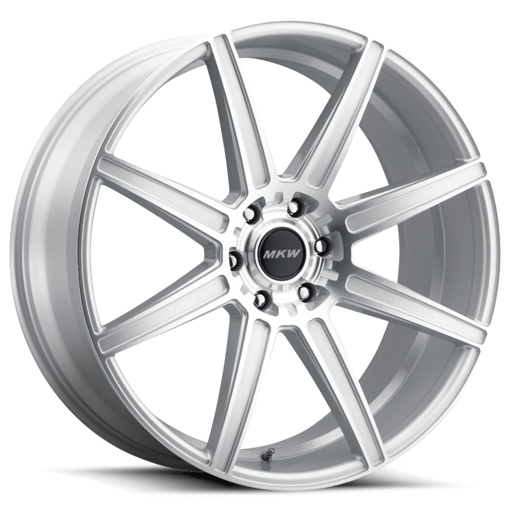 MKW M141 Silver Machined Wheel