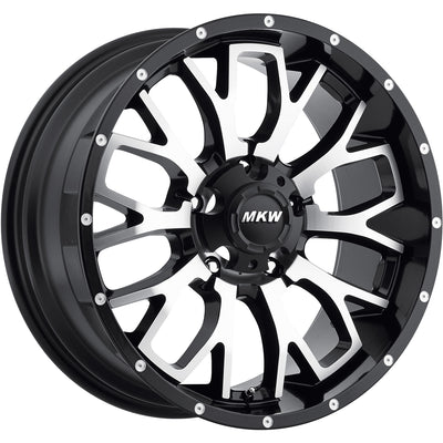 MKW Offroad M95 Black Machined Wheel