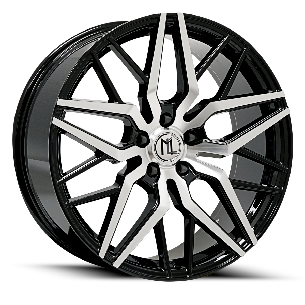 Modern Luxury ML-3 Black Machined Wheel