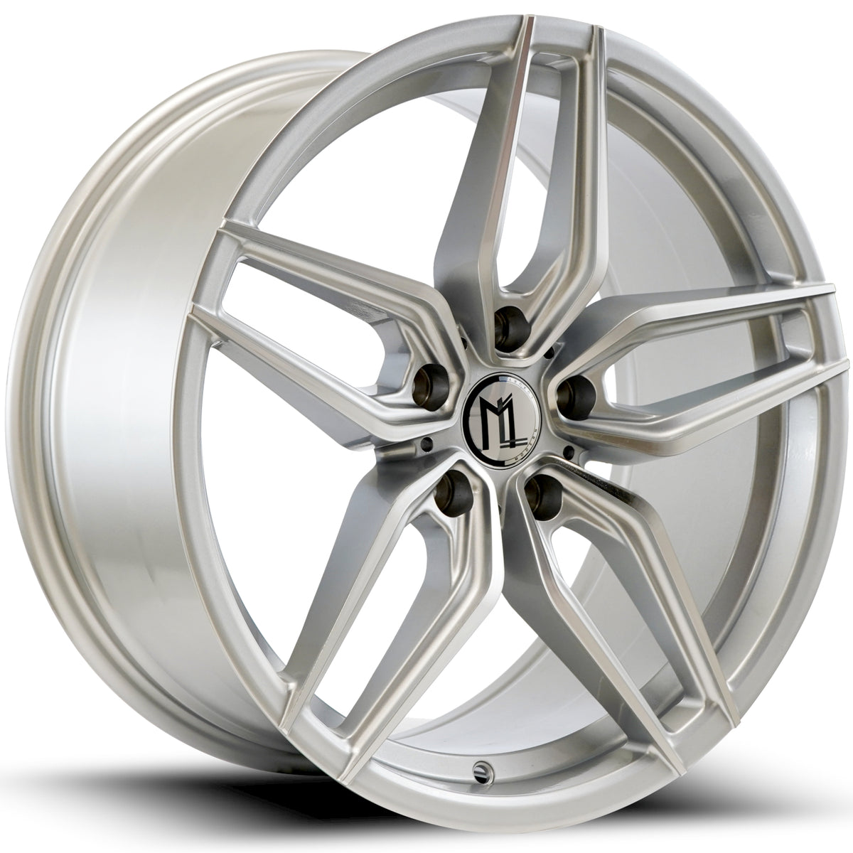 Modern Luxury ML-5 Silver Machined Wheel