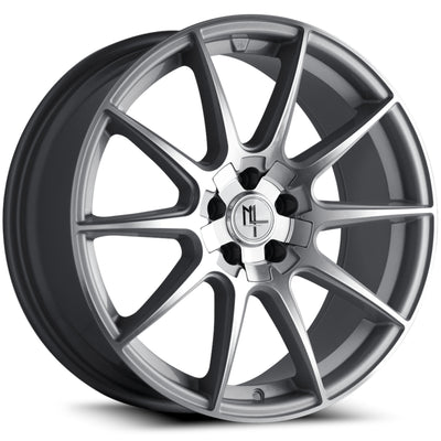 Modern Luxury ML-6 Black Machined Wheel