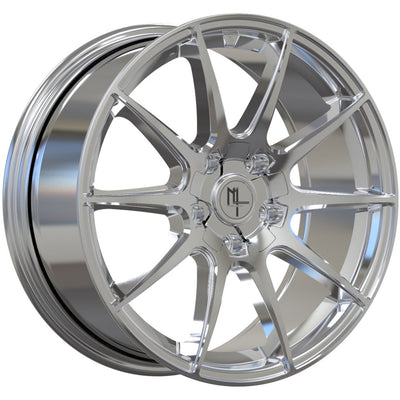 Modern Luxury ML-6 Silver Machined Wheel