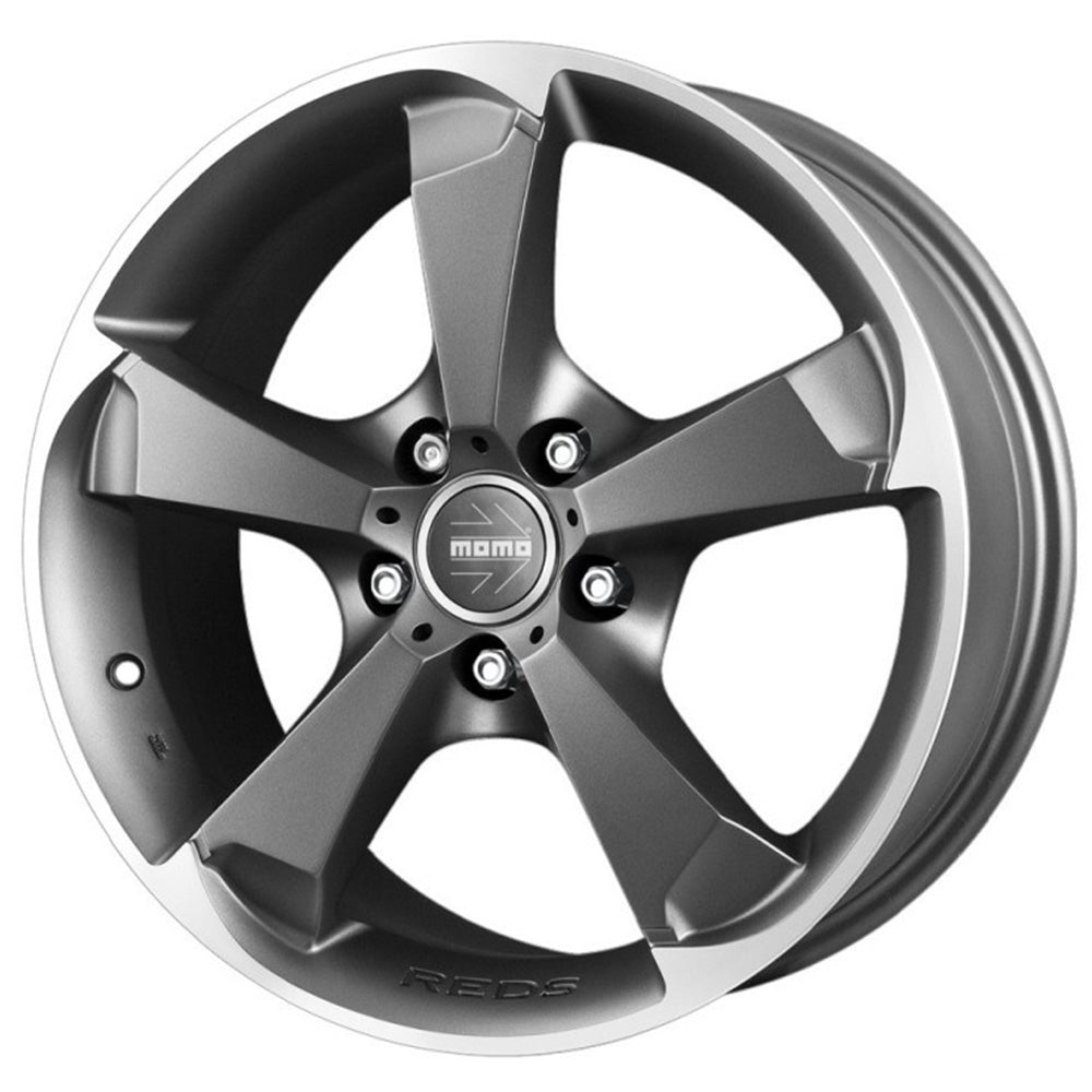 Momo Drone Anthracite Machined Wheel