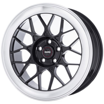 Momo RF Series Ferrara Black Polished Wheel