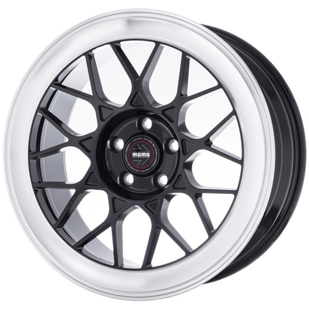 Momo RF Series Ferrara Black Polished Wheel