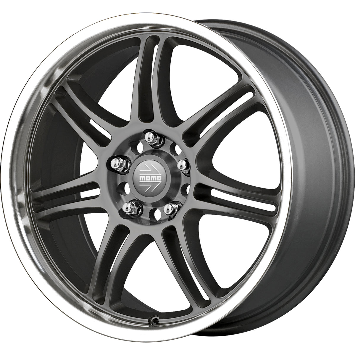 Momo RPM Evo Anthracite Polished Wheel