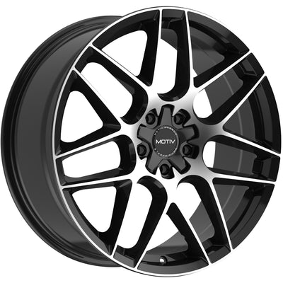 Motiv Foil Black Machined Wheel