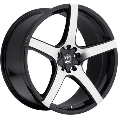 Motiv Maranello Black Machined Wheel