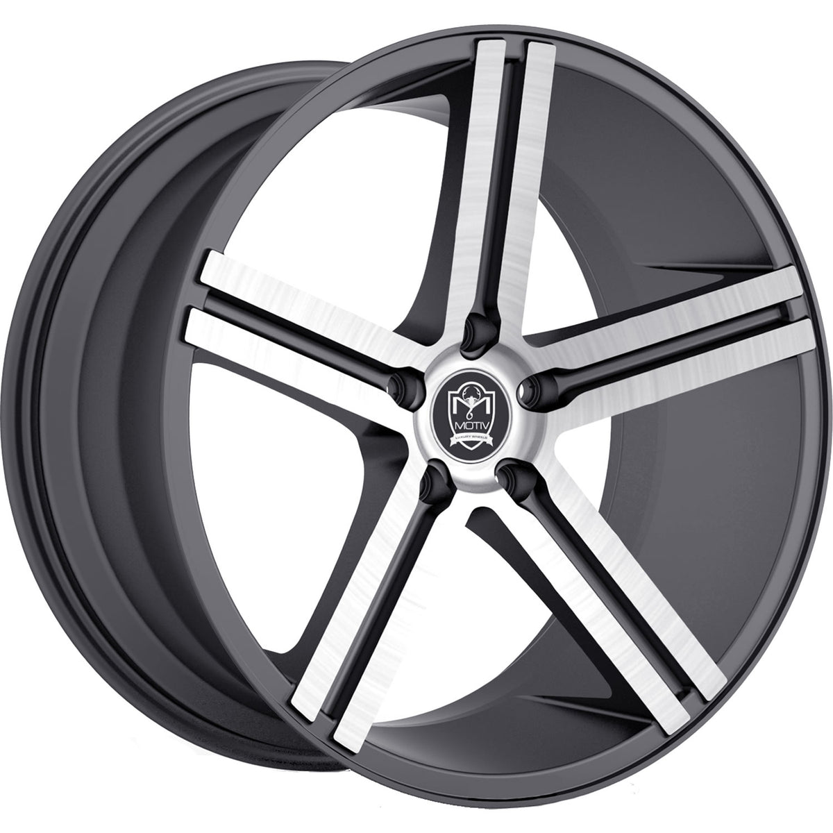 Motiv Melbourne Anthracite Machined Wheel